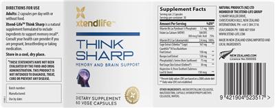 Think Sharp label