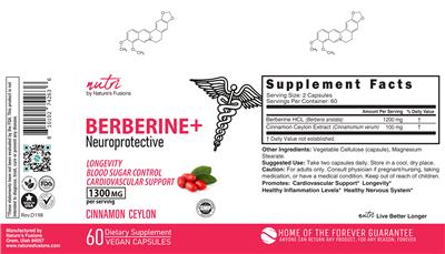 Berberine+ label