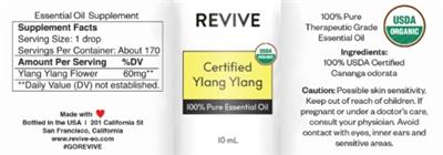 Certified Ylang Ylang label