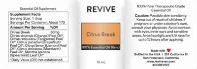 Citrus Break label