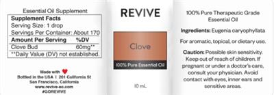 Clove label
