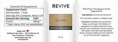 Cumin label