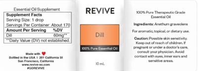 Dill label