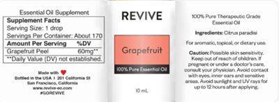 Grapefruit label