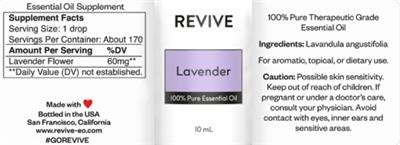 Lavender label