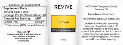 Lemon label