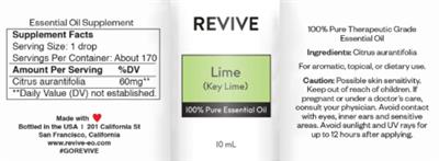 Lime (Key Lime) label