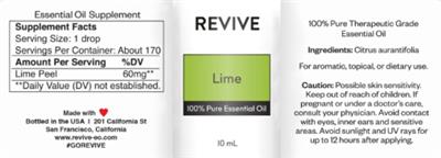 Lime label