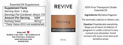 Nutmeg label