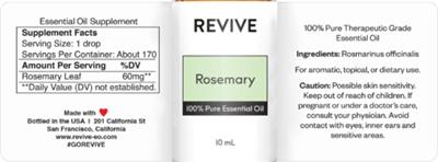 Rosemary label