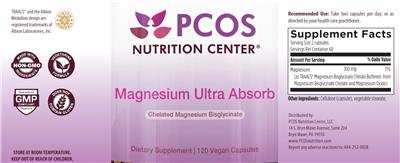 Magnesium Ultra Absorb label