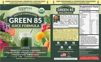 Green 85 label