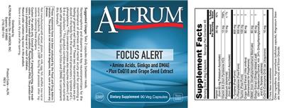 Focus Alert label