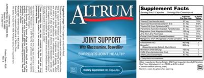 Joint Support label
