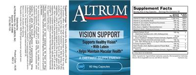 Vision Support label