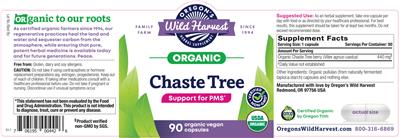 Chaste Tree label