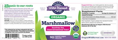 Organic Marshmallow label