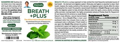 Breath+Plus label