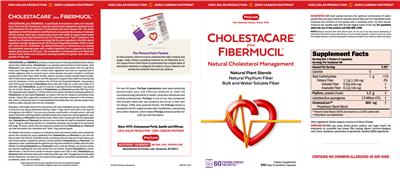 CholestaCare plus Fibermucil label