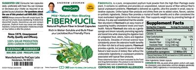 Fibermucil label