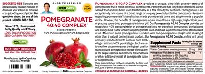 Pomegranate 40:40 Complex label