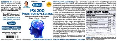 PS 200 Phosphatidyl Serine label
