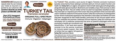 Turkey Tail label