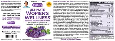 Ultimate Women's Wellness label