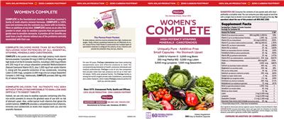 Women's Complete label