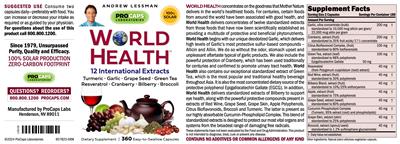 World Health label