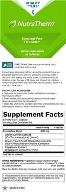 NutraTherm label
