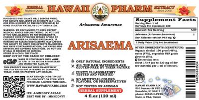 Arisaema label