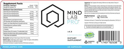 Mind Lab Pro label