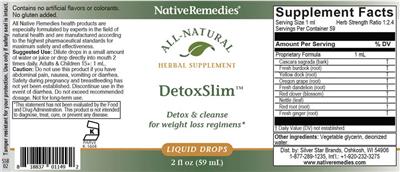 DetoxSlim label