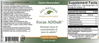 Focus ADDult label