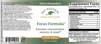 Focus Formula label