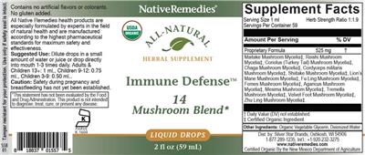 Immune Defense label