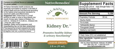 Kidney Dr. label