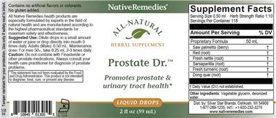 Prostate Dr. label