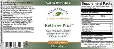 ReGrow Plus label
