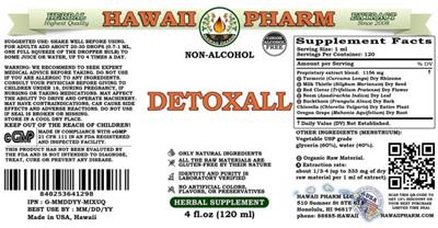 Detoxall Non-Alcohol label
