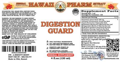 Digestion Guard label