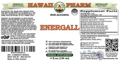 Energall Non-Alcohol label