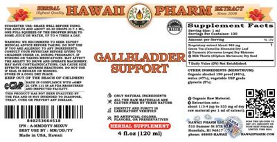 Gallbladder Support label