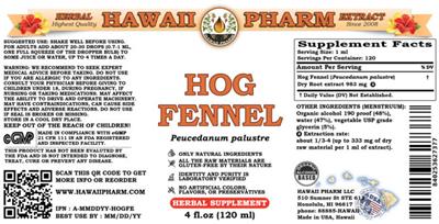 Hog Fennel label