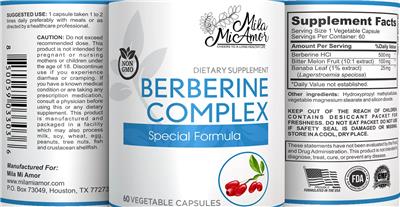 Berberine Complex label