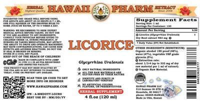 Licorice label