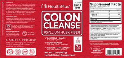 Colon Cleanse label