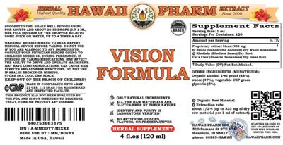 Vision Formula label