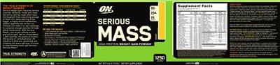 Serious Mass Banana label